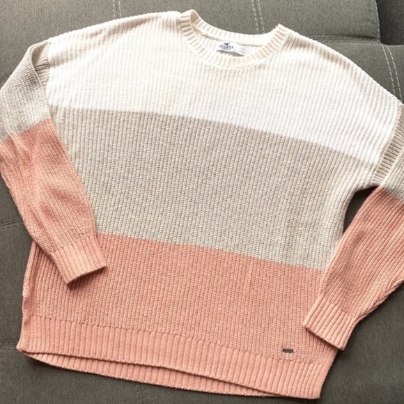 Hollister colorblock sweater Clearance